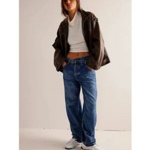 We The Free Crossroads Mid-Rise Boyfriend Jeans in Lost Highway Size 27 NWT $128
